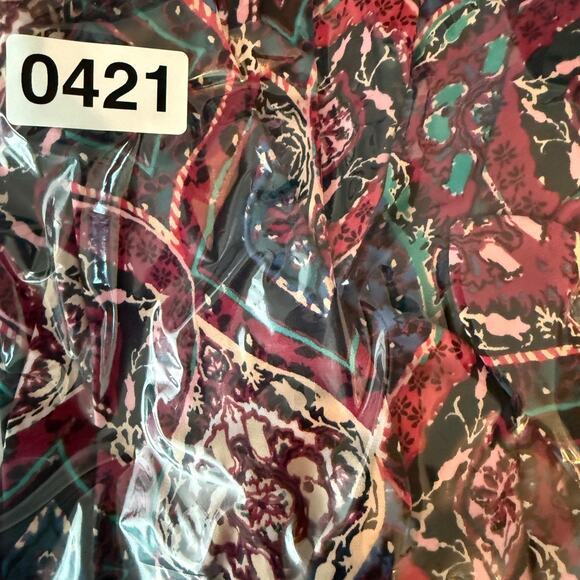 Anthropologie Midi Dress 3/4 Sleeve Miska Plum Kaftan Caftan Dress Small - Picture 7 of 7